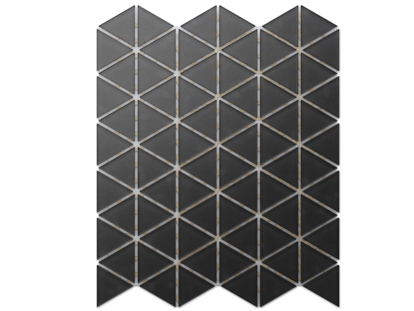 Triangle Blanket CZARNA SOFT