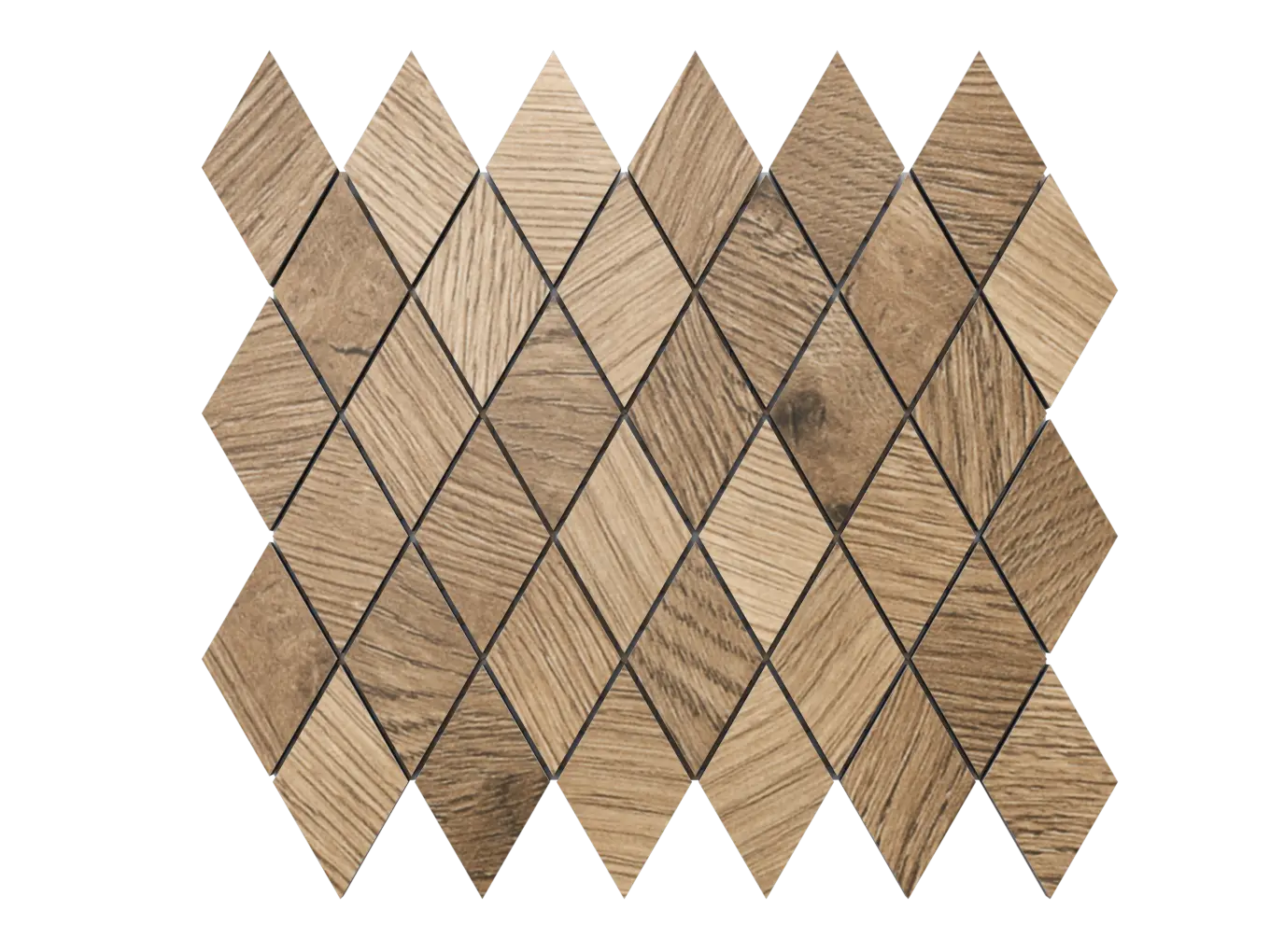 Mozaika Karo Natural Oak – dąb naturalny w układzie karo