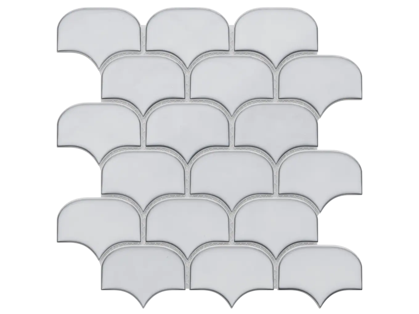Mozaika Ceramiczna Dragon Scale Light Grey