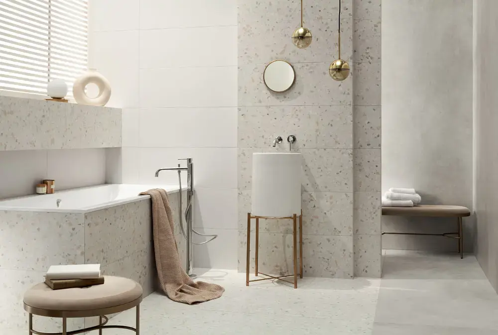 Tubądzin Macchia Beige MAT 59,8x59,8 płytka gresowa matowa beżowa