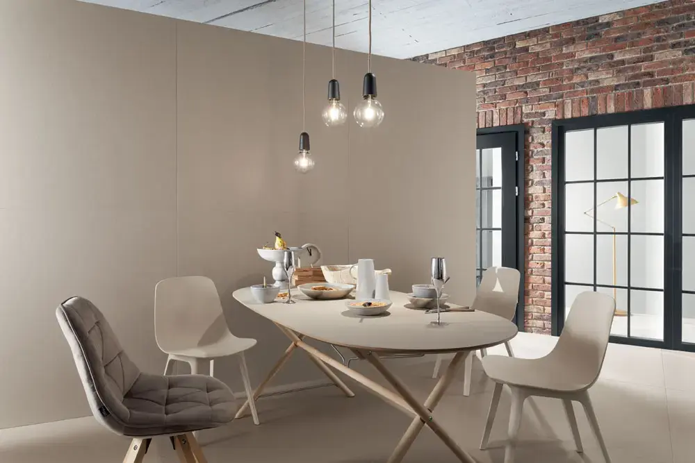 Tubądzin Industrio Beige LAP 59,8x59,8 płytka gresowa lappato beżowa