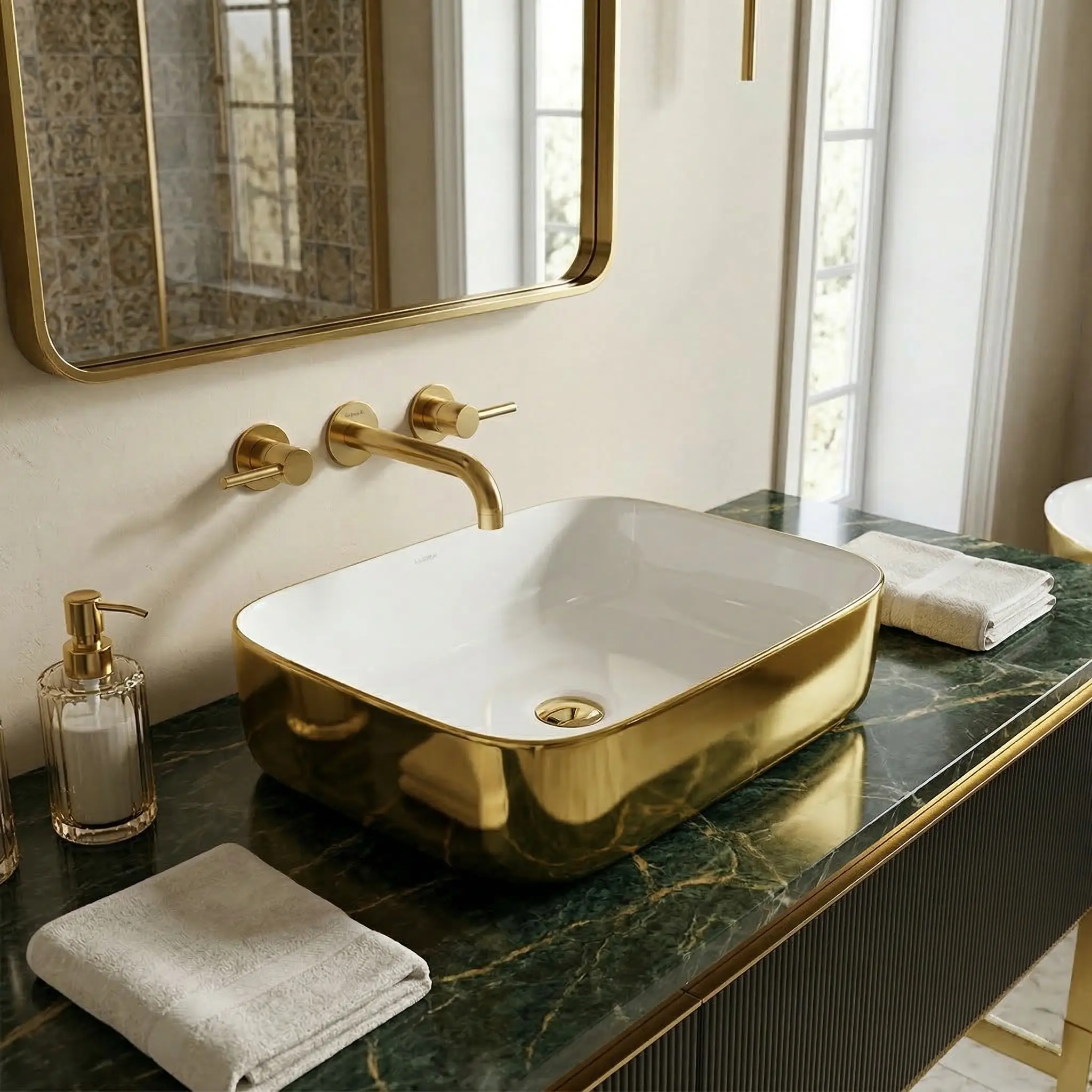 Folla Gold/White – aranżacja
