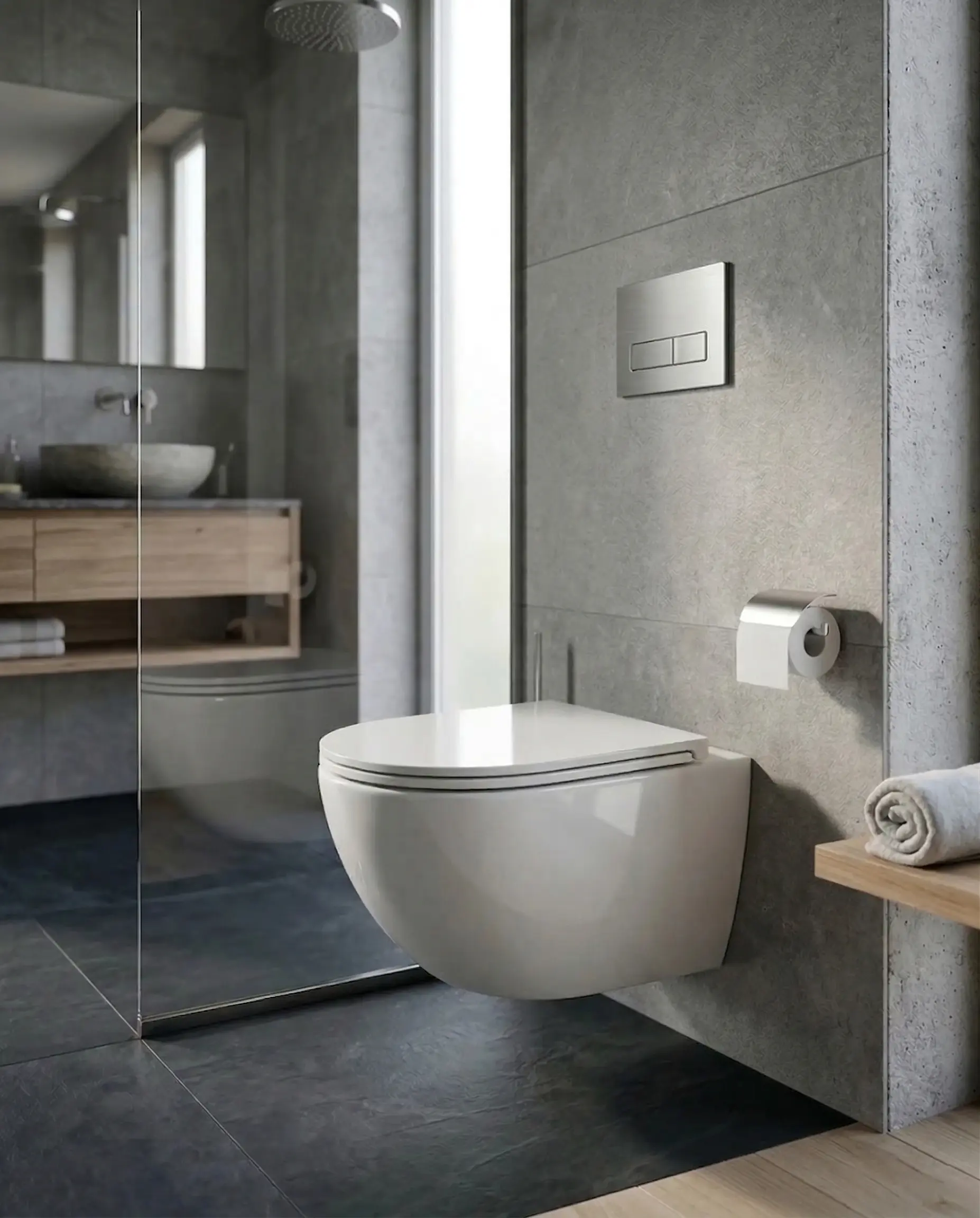 Monocuenco 3.0 – rysunek techniczny miski WC wiszącej